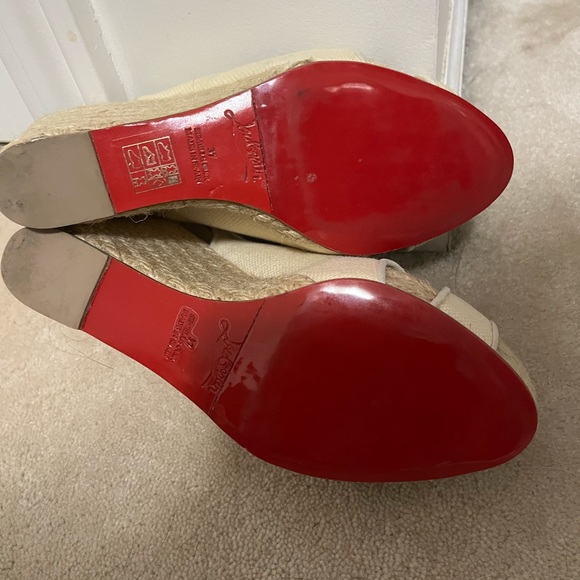 Christian Louboutin espadrilles. - Picture 2 of 3